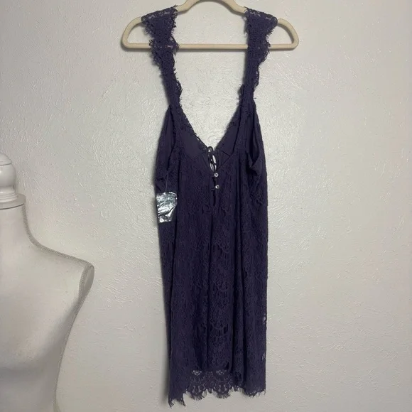 Free People Midnight Violet Mini Dress